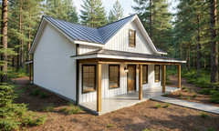 1,100 Sqft (Living) Modern Farm House with – 2 Bd, 2 Ba