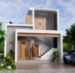 Custom Small House Plan 6×9 Meter 2 Bed 1 Bath 20×30 Feet Terrace (A4 Hard Copy)