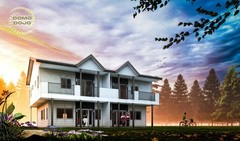 Countryside Dwelling Duplex Plans – PDF Downloadable Blueprint