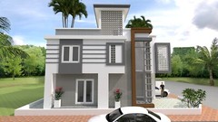 21×33 House Plans 6.5×10 Meter 4 Beds 2 Baths Terrace PDF & A4 Hard Copy