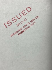 Pittsburgh Coke And Iron Company Mid Century Modern Technical Drawings 1943