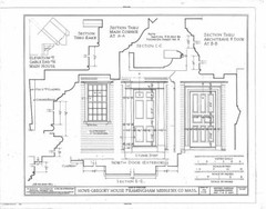 Dutch Colonial house plans, detailed blueprints, New England home, printed plans