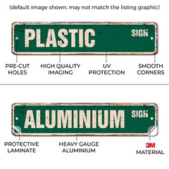 GENERAL CONTRACTOR Vintage Street Sign blueprints home house build architect