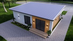 30×26 Small House Plan 2 Beds 2 Baths | 9×8 Mt Tiny Home CAD PDF & A4 Hard Copy