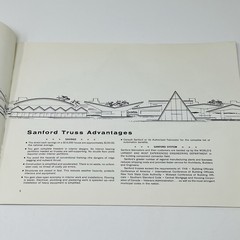 Sanford Trusses Structures Buildings Home Farm Barn Shed Motels Plans Blueprints