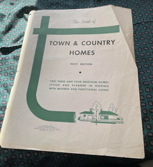 Book Town Country Homes 1950s The London 511-4965 First Edition Floor Plans