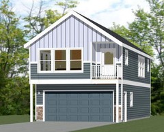 20×42 House – 2 BR 1.5 Bath – 2 Car Garage 1,153 sq ft- PDF FloorPlan – Model 2