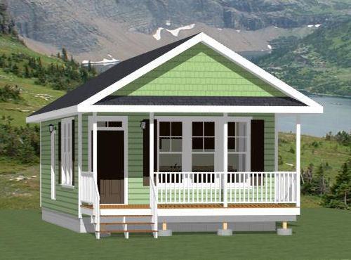 18×30 Tiny House — 540 sq ft — PDF Floor Plan – Model 5F