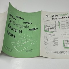 1960s The Certigrade Quartet Of Homes House Home Blueprint Plan Catalog Brochure