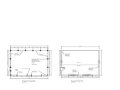 24’X36′- 36’X24′ GARAGE PLANS SALT BO ROOF SALT BOX GARAGE PLANS 23-2436-SB-11