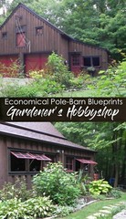 17 Workshop and Studio Barn Plans – Complete Pole-Barn Construction Plans (S4)