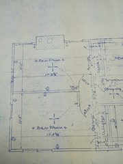 Vtg 1964 Mid Century Modern House Blueprints Professional Owner Architect 1964
