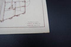 Vtg Barn Kit Build Instructional Information Ephemera 1978 Jer MFG. USA Unusual