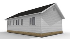 Construction Drawings/ DESIGN / PLANS / Khovajärvi frame house project (KD-94).