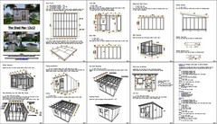 12×12 Learn to Shed Plans (Material List PDF & A4 Hard Copy Ship to your home)