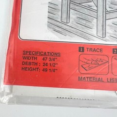 Jer’s Patterns & Plans Work Bench 4 feet Heavy Duty J00400