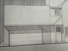 Vintage Architectural Drawings Vellum (Set of 4) House Plans Elevations 30×36