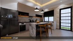 43×40 Feet House Plan 13×13.4 Meter 4 Beds 3 Bath CAD, PDF Files & A4 Hard Copy