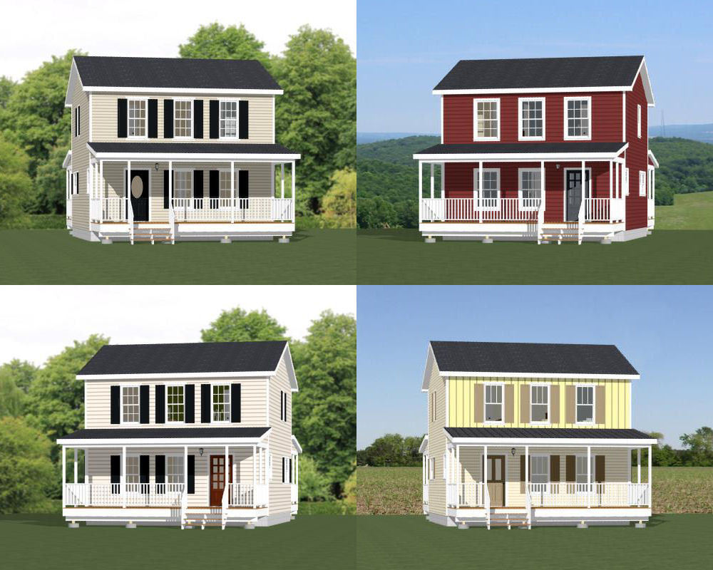 24×24 Houses — PDF Floor Plans — Model 6