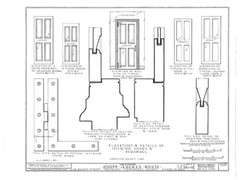 Gambrel Roofed Colonial New England Home, wood framed, PRINTED home plans