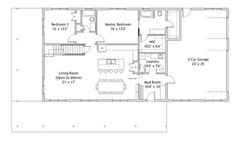 3600 Square Foot, 5 Bed, 3 Bath, Loft, 3 Car Garage Barndominium House Plans!