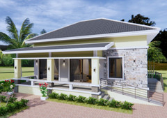 33×33 Feet House Plans 10×10 Meter 3 Bedrooms 2 Bath Hip Roof PDF (A4 Hard Copy)