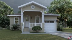 BLUEPRINTS MEDITERRANEAN HOUSE PLAN ARCHUP #124