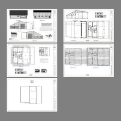 46×48 House – 2 Bedroom 1 Bath 1 RV – 1,157 sqft – PDF Floor Plan – Model 4C