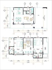 22.5×33 Feet Small House Plan 6.9×10 Meter 2 Beds 3 Bath Hip Roof (A4 Hard Copy)
