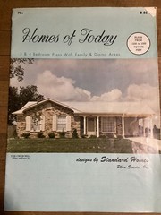 Vintage : HOUSE PLANS “Homes Of Today” B-86 Standard Homes Plans UNITED STATES