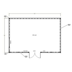 Modern 16’x24′ Shed Plans: Backyard Studio, Garden Storage Blueprints