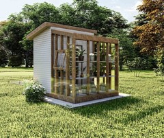 8’x10′ DIY Greenhouse Building Guide, Garden Shed Plans, Material List Included