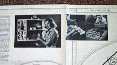 Wall Shelf & Wall Pocket Original Plans 1952 Craftsman Pattern Club