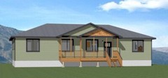 60×30 House — 4 bedroom 3 Bath — 1,800 sqft — PDF Floor Plan — Model 4E