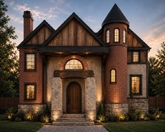 The Shire Storybook Home Plan 2 Bedroom 2 Bath 2 Story Under 1,000 Sq Ft
