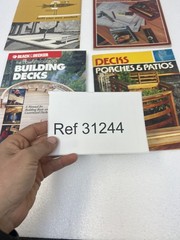 Deck Building Plans Guides Lot DIY Home Improvement Porches Patios Ortho Books