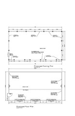 26’X48′- 48’X26′ SALT BOX 3 CAR GARAGE PLANS POLE BARN GARAGE PLAN 18-2648-SB-5