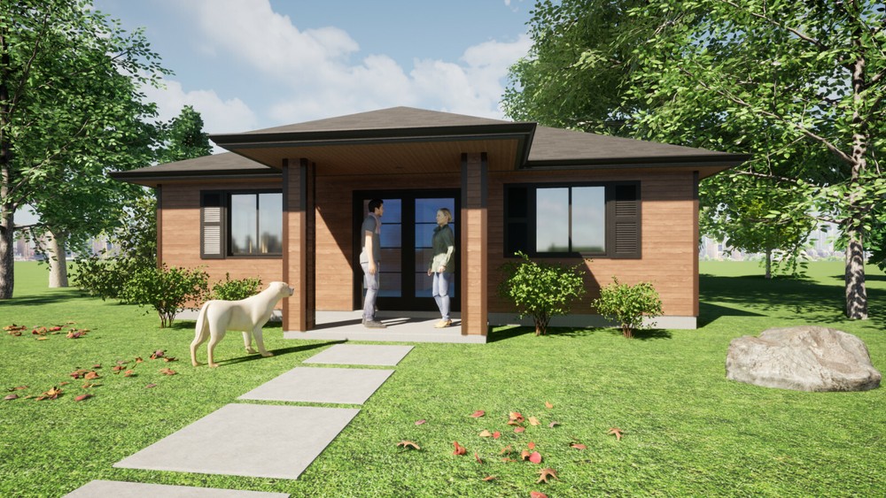 Tiny Home House Plans – 3 Bedroom, 1 bath, PDF Blue Prints, Perfect for AirBnB  