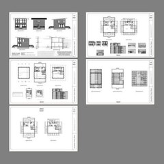 24×24 House — 1 Bedroom 1.5 Bath — PDF FloorPlan — 1,066 sqft — Model 10B
