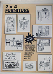 2 x 4 Furniture Plans Packets for 8 Different Projects from Wood Edward Baldwin