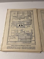 Original 1912 William A. Radford Window Framing Construction Plates Lot of 23 –