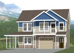 30×24 House — 1 Bedroom 1.5 Bath — 1,029 sq ft — PDF Floor Plan — Model 7B