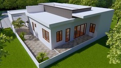Modern House Plans 15×16 Meter 49×53 Feet 3 Bedrooms Full PDF (A4 Hard Copy)
