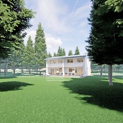 Two level duplex Investment Plan – 2 Bed 1 bath – 1200 SF – Drawings Blueprint