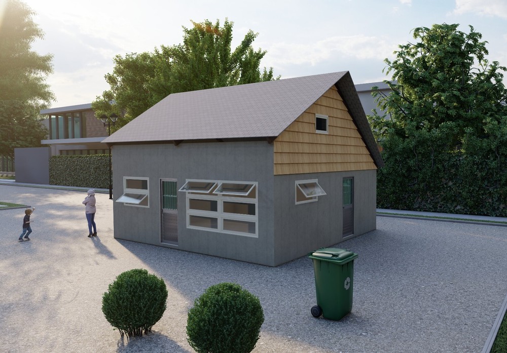Tiny Home Building Plans Small House – 24′ x 22′ – 528sqft Main Floor + 302sqft