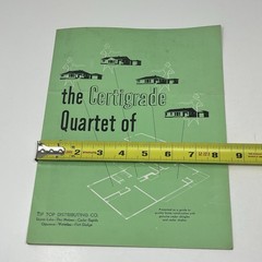 1960s The Certigrade Quartet Of Homes House Home Blueprint Plan Catalog Brochure