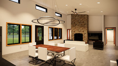 Cove Branch Barndominium – 3 Bedrooms / 2.5 Baths 2,323 SF Design Blueprints