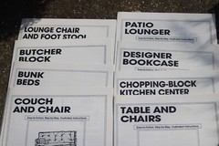 2 x 4 Furniture Plans Packets for 8 Different Projects from Wood Edward Baldwin