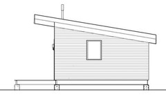 Modern In-Law Suite Plans 19×28 – ADU Cabin – Guest House Blueprints