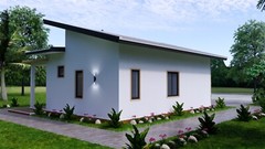 26×36 Feet Small House Plan 8×11 Meter 3 Beds 2 Baths Shed PDF (A4 Hard Copy)